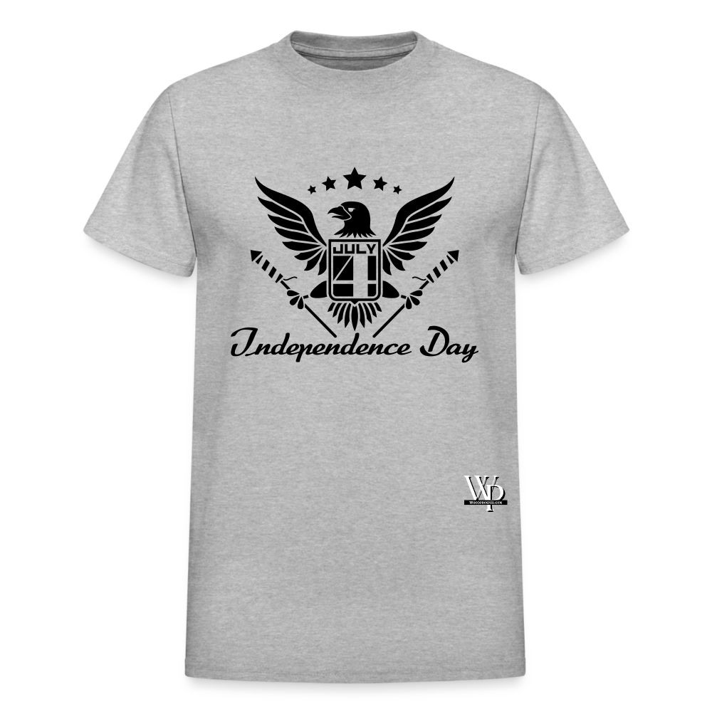 Independence Day Eagle Unisex Tshirt - heather gray