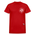 USA 4th of July Unisex Tshirt (White Logo) - red