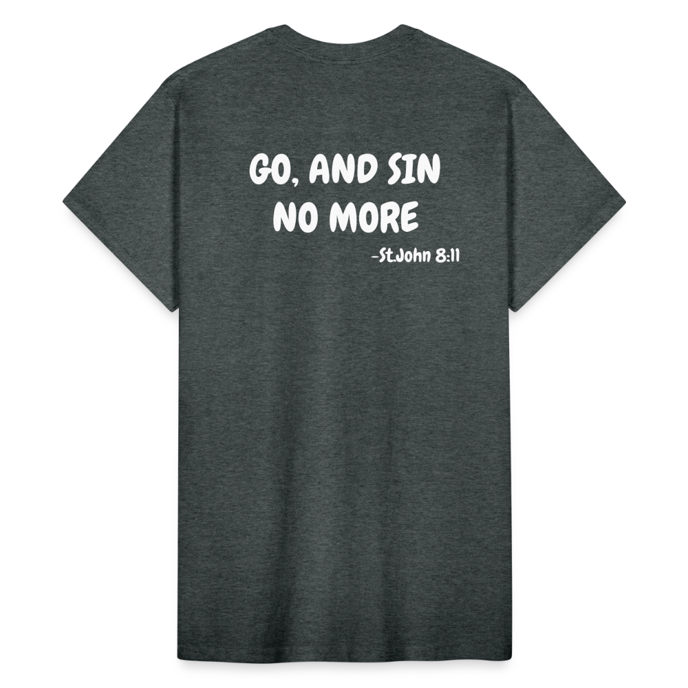 No More Sins, Only Wins! Unisex T-Shirt - deep heather