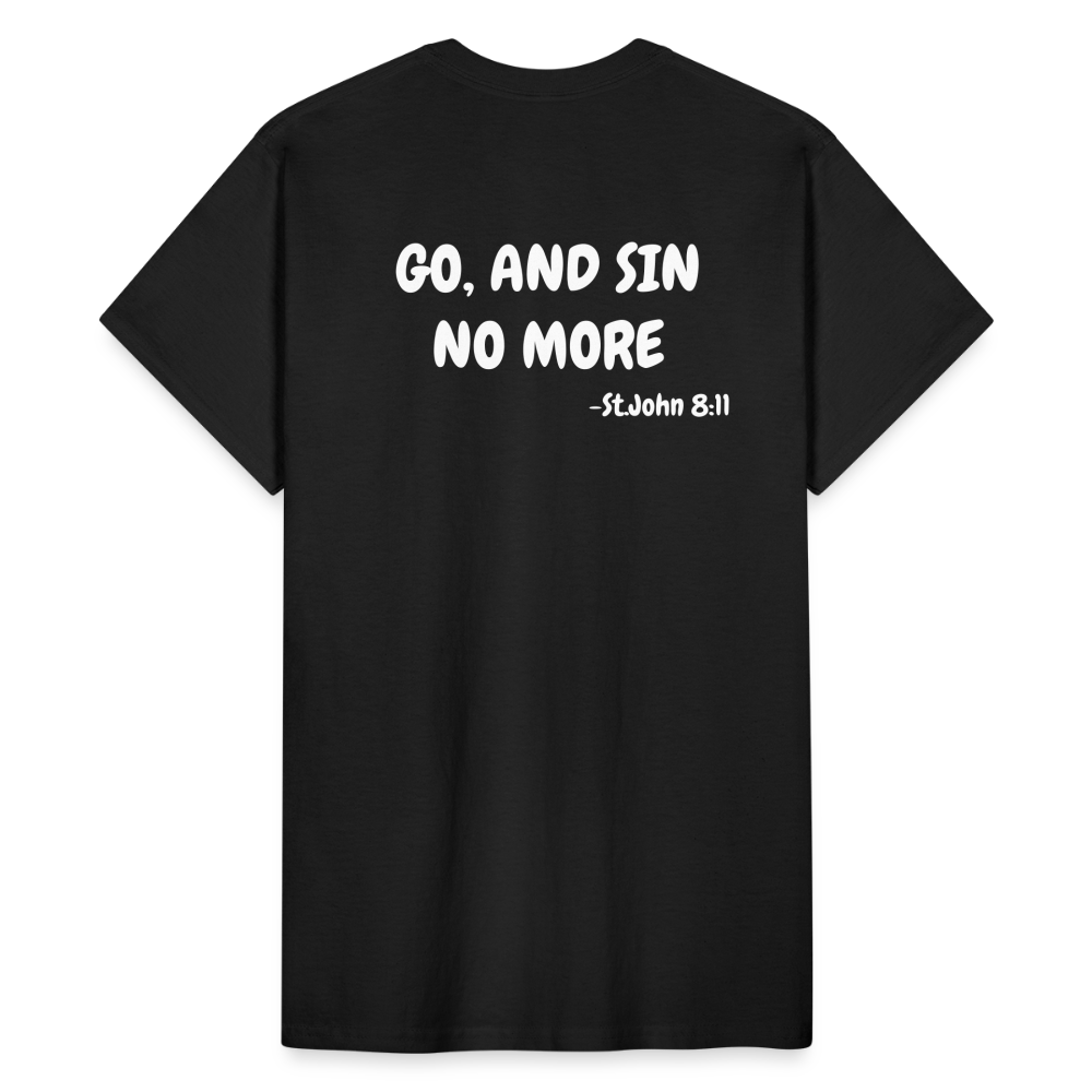 No More Sins, Only Wins! Unisex T-Shirt - black