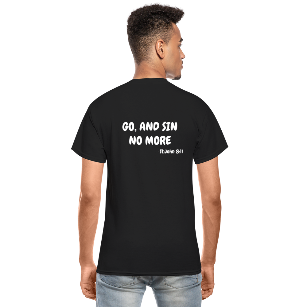No More Sins, Only Wins! Unisex T-Shirt - black
