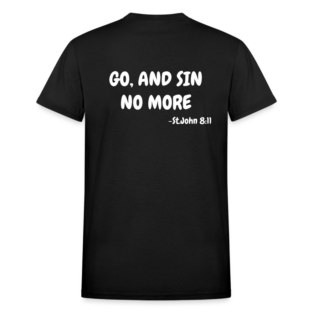No More Sins, Only Wins! Unisex T-Shirt - black