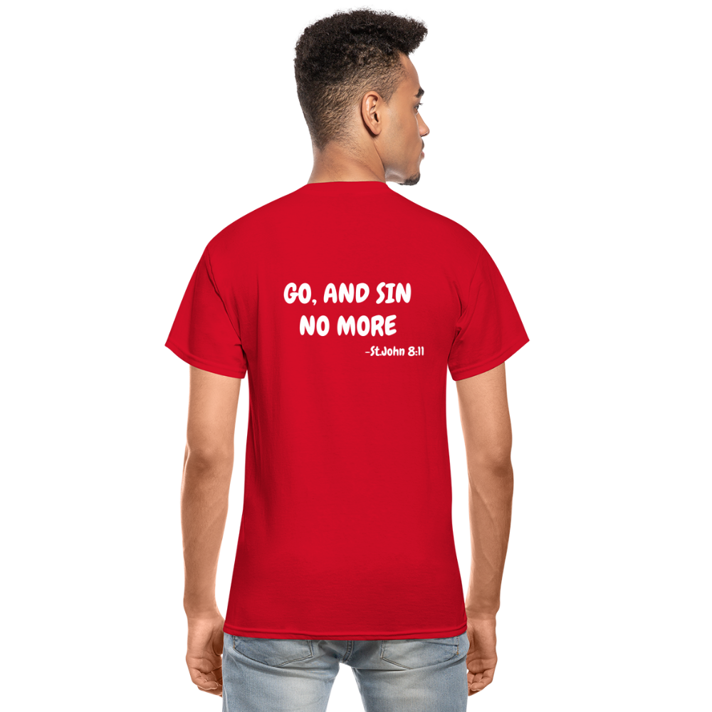No More Sins, Only Wins! Unisex T-Shirt - red