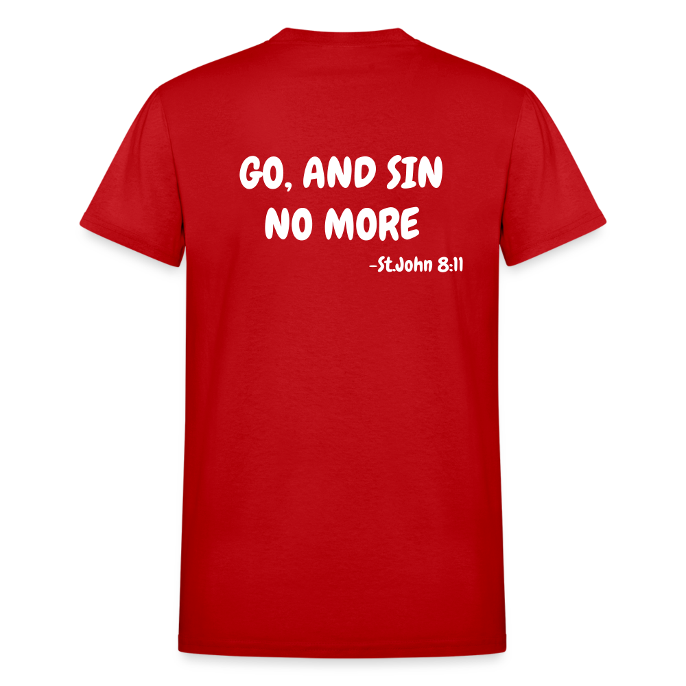 No More Sins, Only Wins! Unisex T-Shirt - red