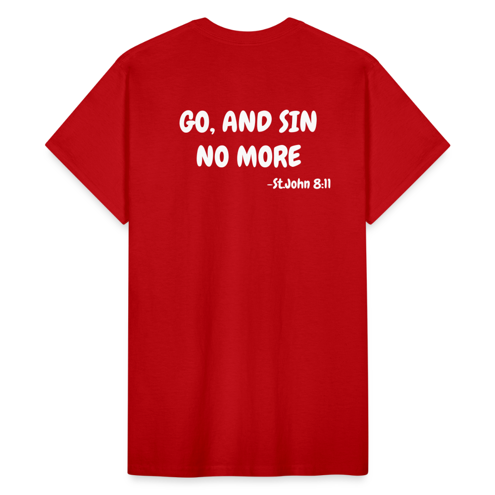 No More Sins, Only Wins! Unisex T-Shirt - red