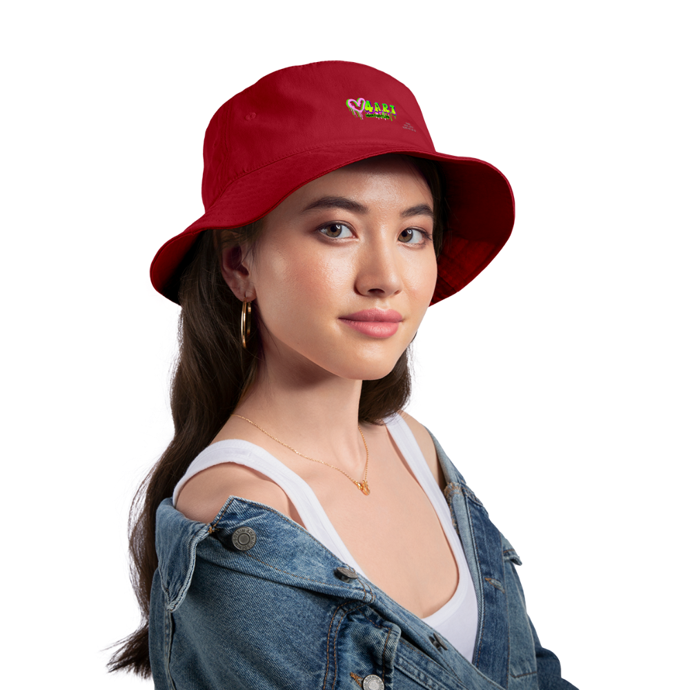 Heart4art Bucket Hat - red