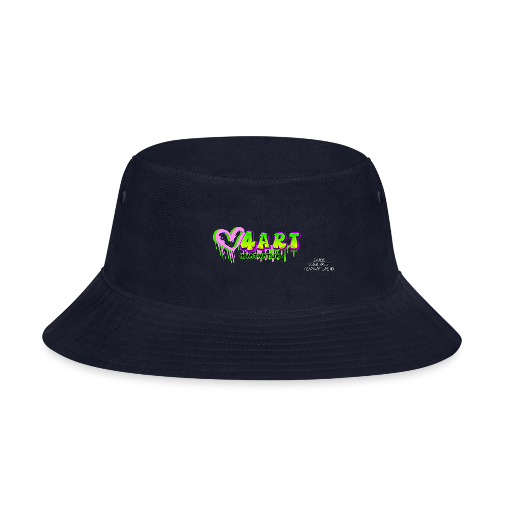 Heart4art Bucket Hat - navy