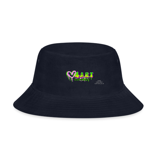 Heart4art Bucket Hat - navy