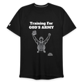 Training For God's Army Under Armour Unisex Athletics T-Shirt - black