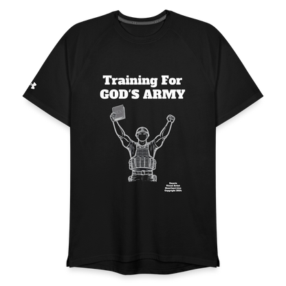 Training For God's Army Under Armour Unisex Athletics T-Shirt - black