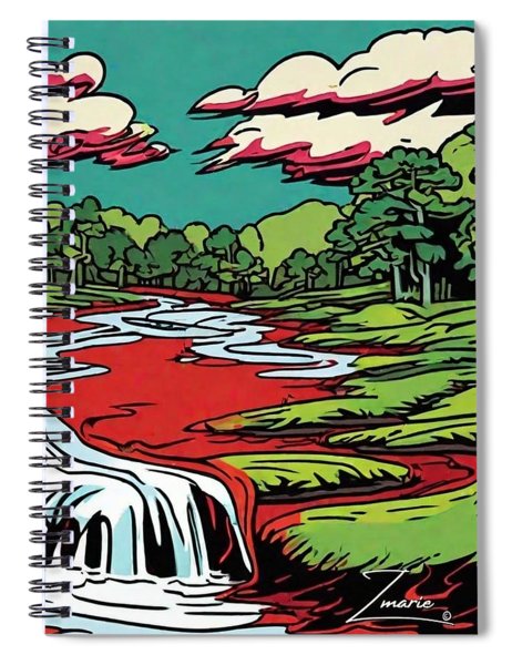 Water To Blood Plague #1 - Spiral Notebook