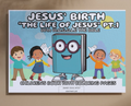 ON SALE! Life of Jesus Story & Coloring Book with Woggle The Bible ©2024 - The Birth of Jesus Christ