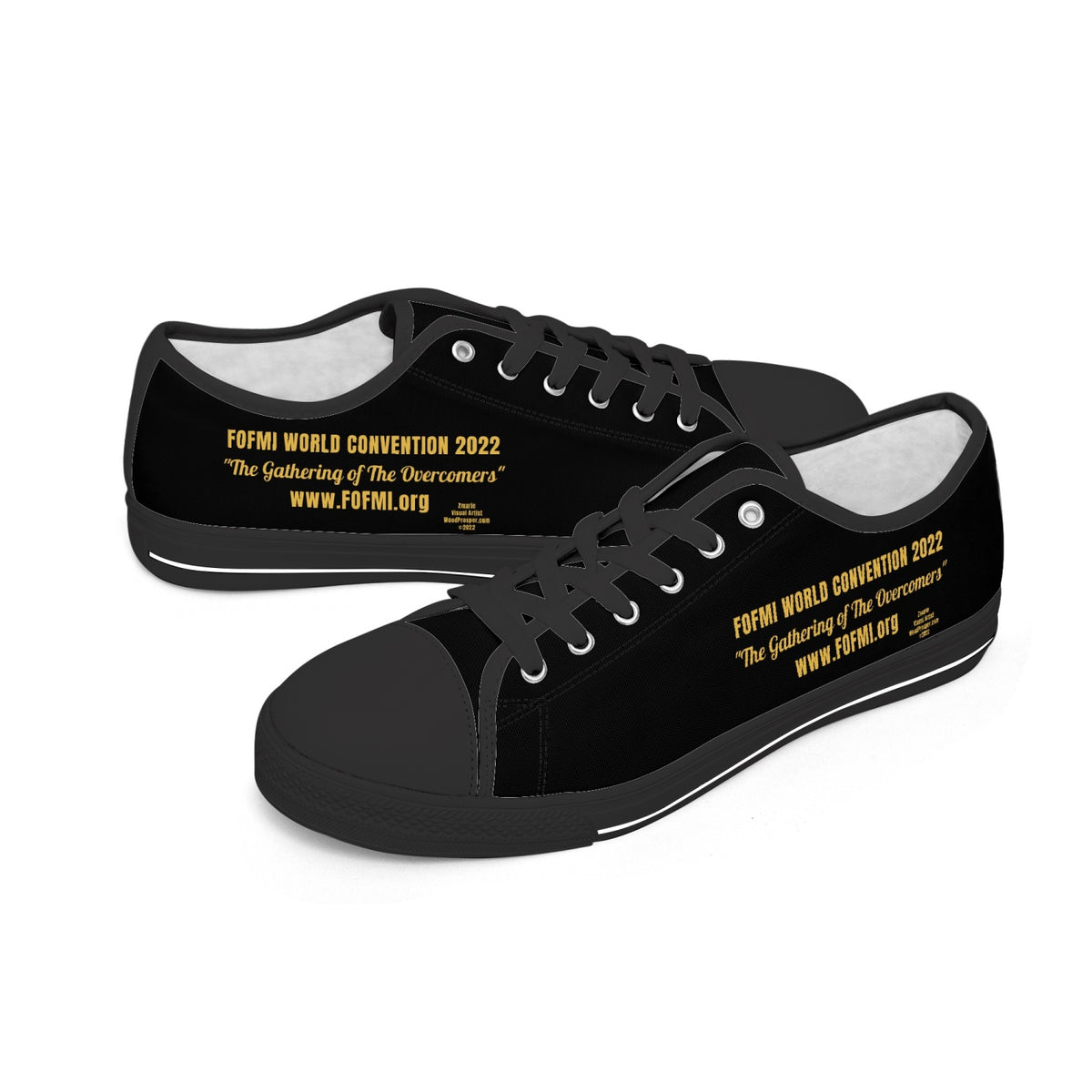 FOFMI World Convention 2022 Low-top Canvas Shoes