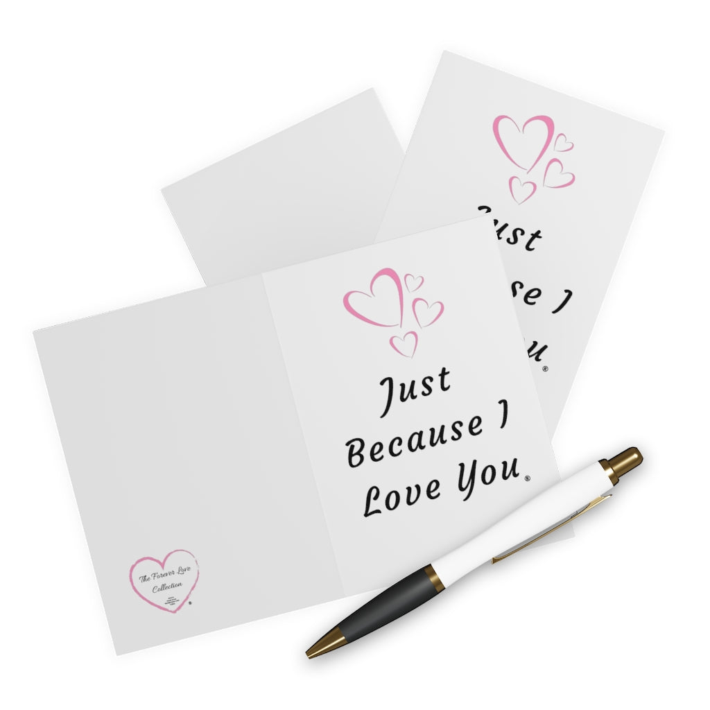 The Forever Love Collection: Just Because Greeting Cards (5 Pack)