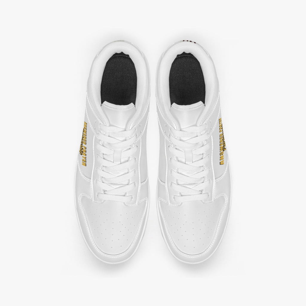 ANSWERED PRAYER PARTNERSHIP Stylish Low-Top Leather Sneakers