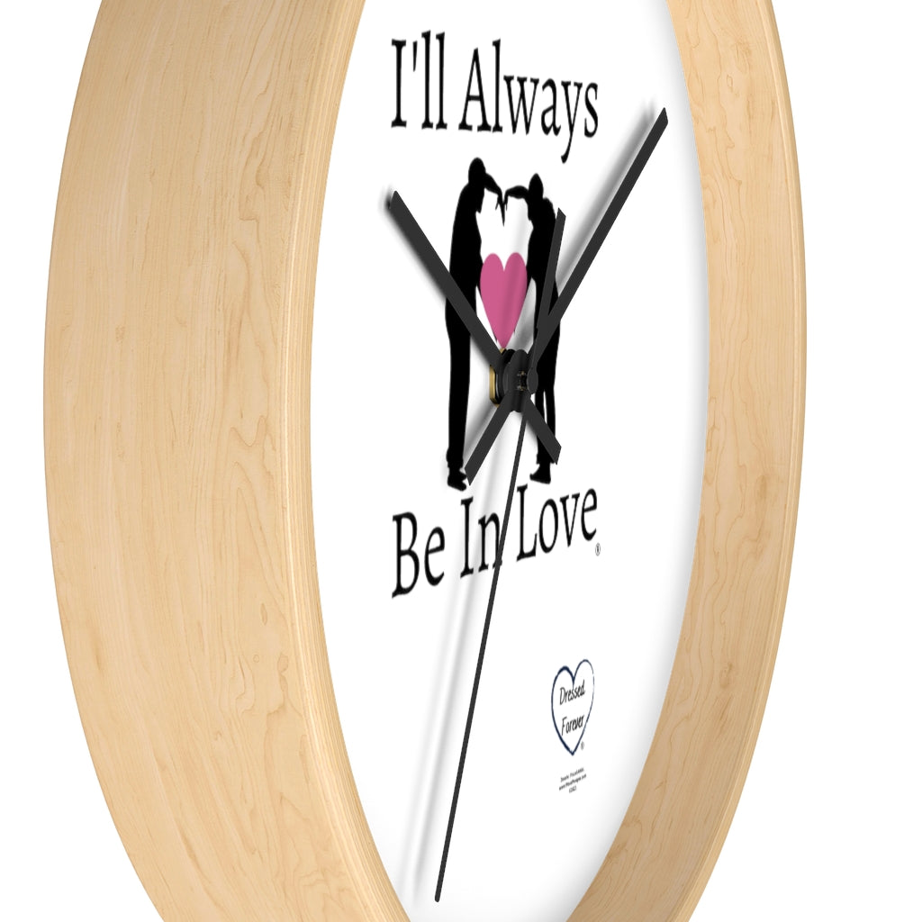 Dressed Forever Wall clock