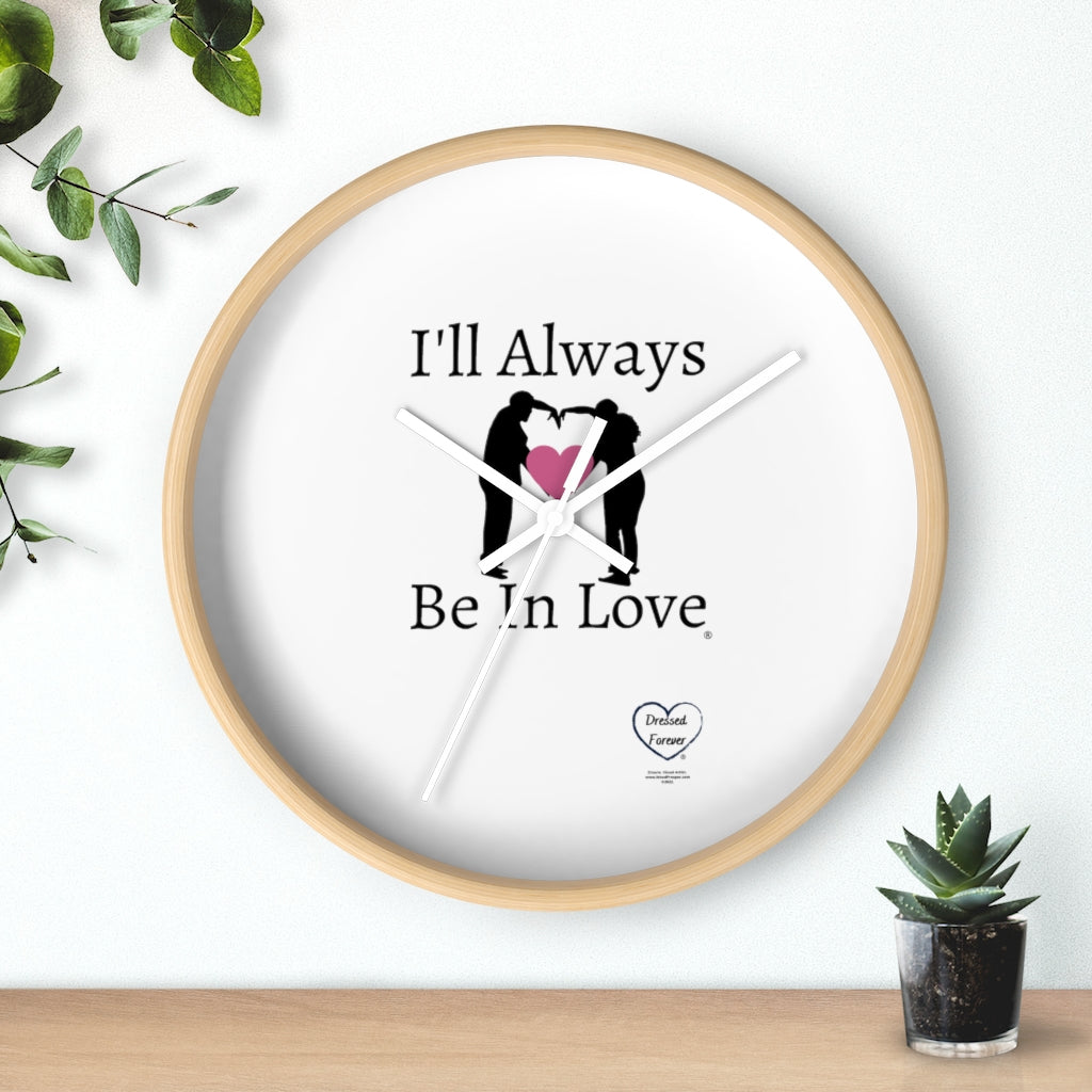 Dressed Forever Wall clock
