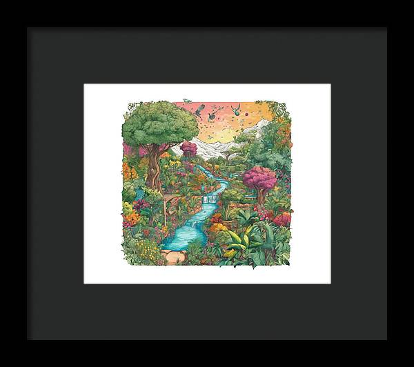 Garden of Eden  - Framed Print