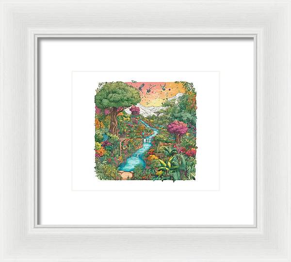 Garden of Eden  - Framed Print