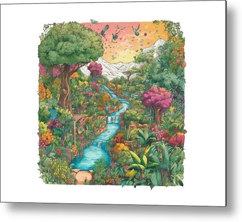 Garden of Eden  - Metal Print