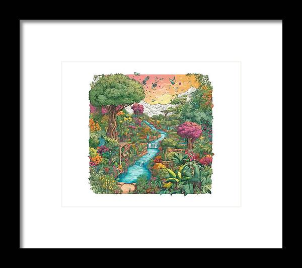 Garden of Eden  - Framed Print