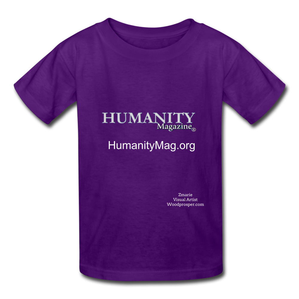 Humanity Magazine Kids' T-Shirt - purple