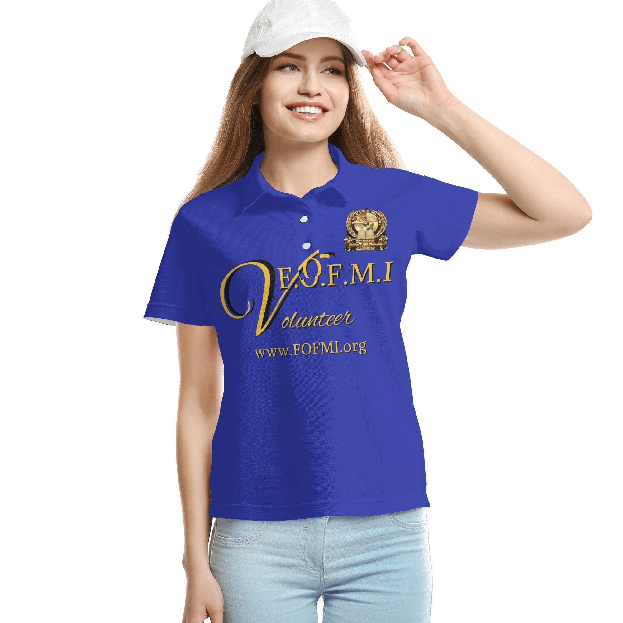 ANSWERED PRAYER Women's All Over Print Polo Shirt