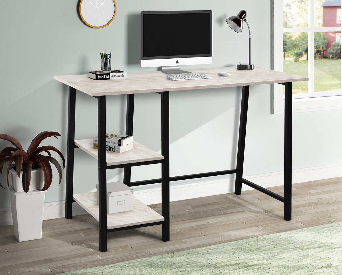 Metal Frame Home Office Desk/Computer desk with Wood Surface