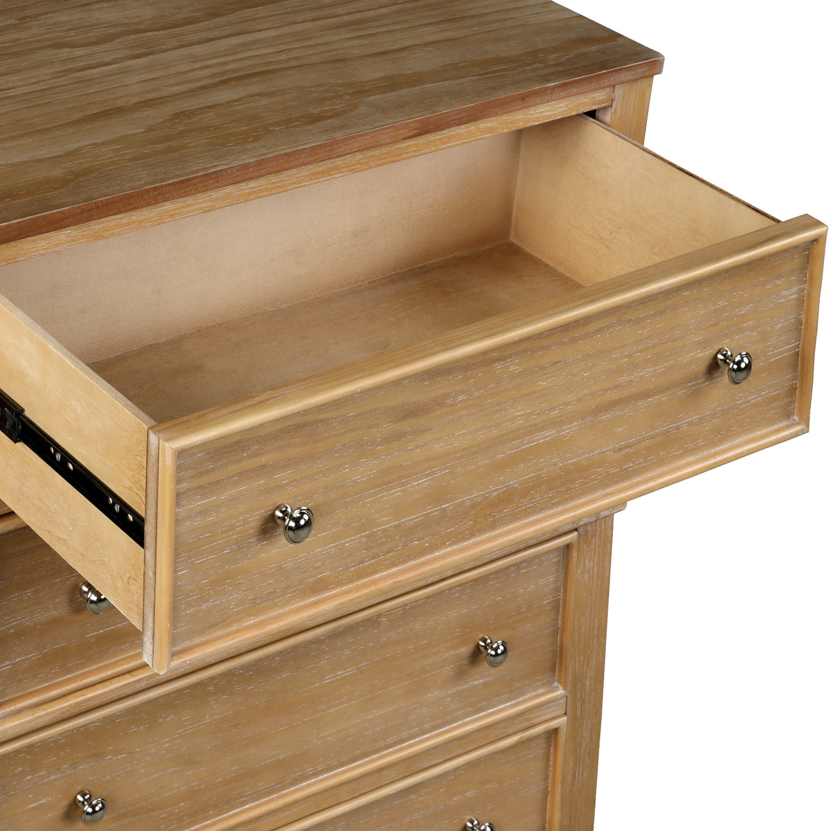 Chic Hazel 5 Drawers Chest Solid Wood