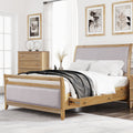 Hazel Upholstered and Wood Storage King Bed with 4 drawers