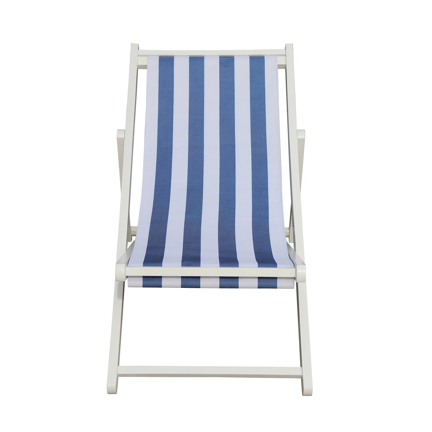 populus wood sling chair blue Stripe narrow blue Stripe