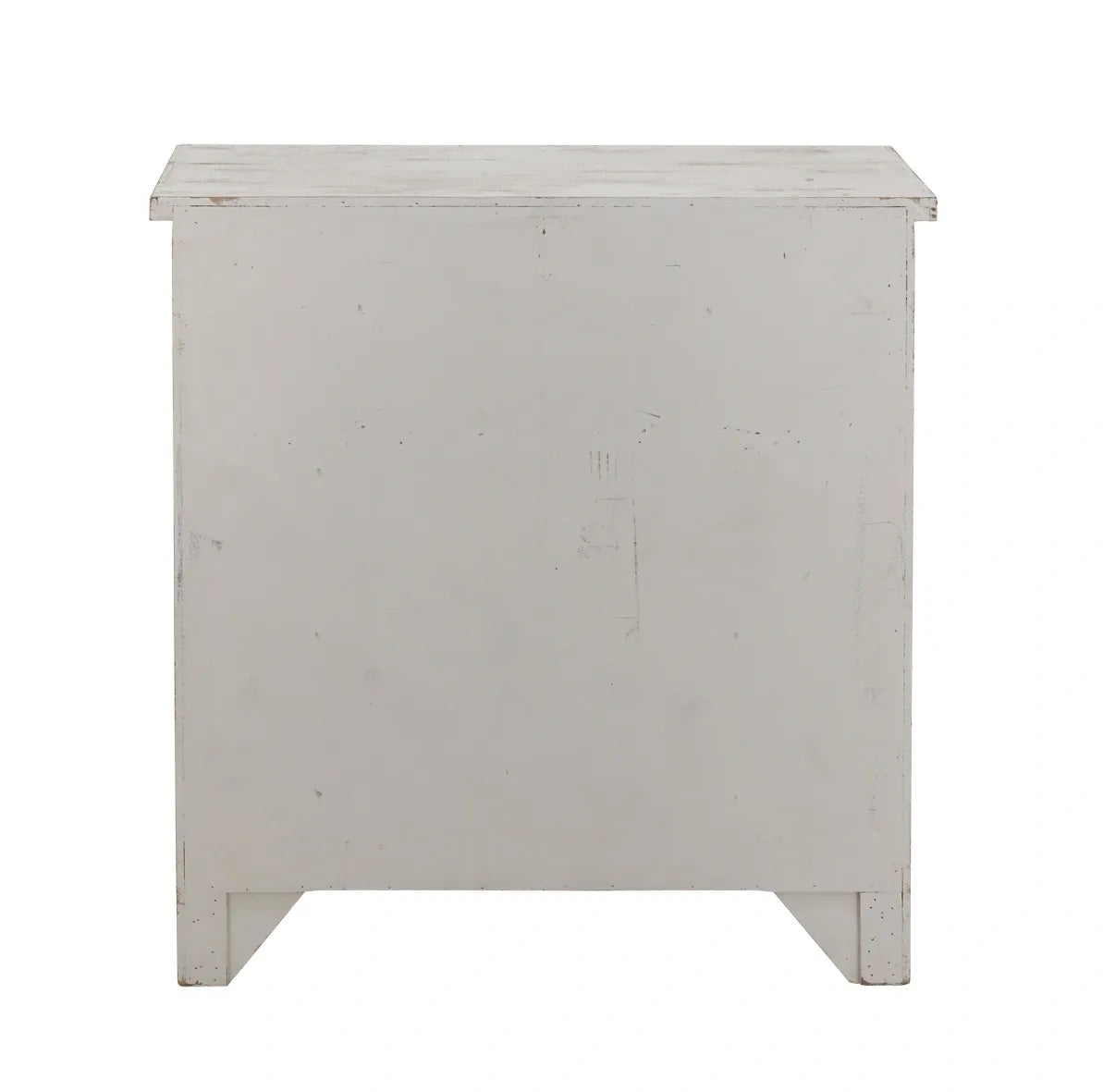 Weathered Wood Cabinet with 1 Drawer and 2 Doors Vintage Accent Storage Chest for Entryway, Living Room