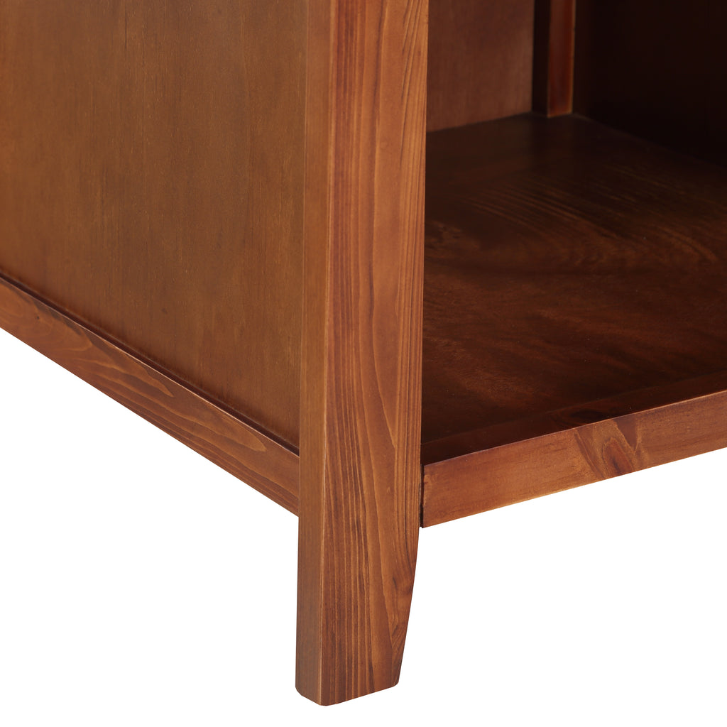 U_Style 1 Drawer Nightstand Solid Wood, Traditional Design