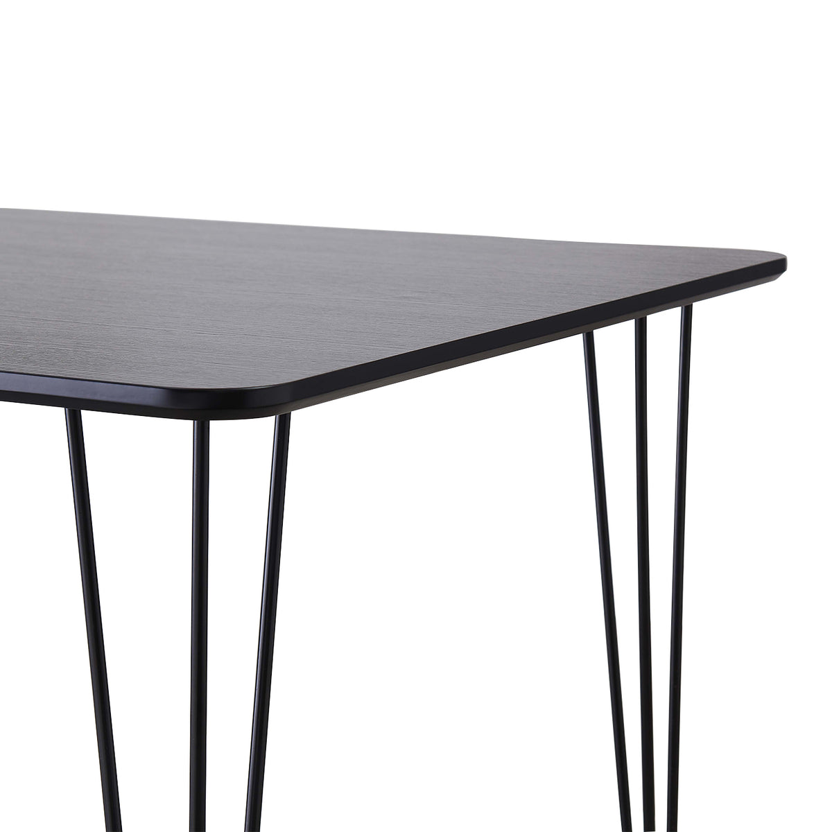 55.16&rsquo;&rsquo; Dining Room Table Rectangle Modern Home Kitchen Table With Wood Tabletop Chrome Legs Office Study Desk