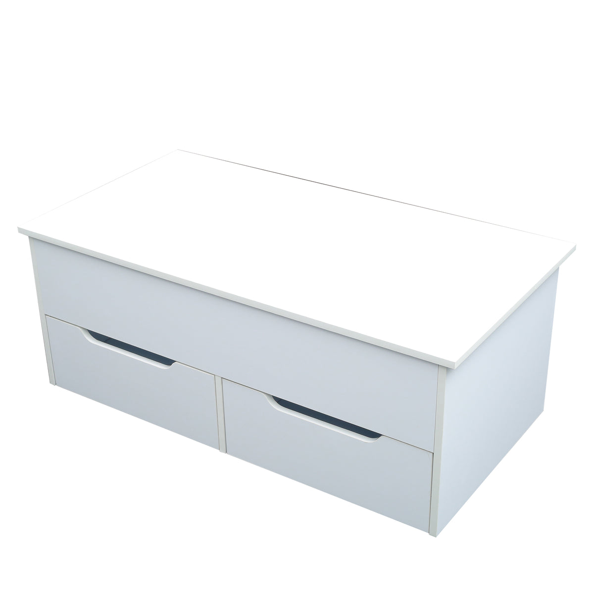 Function Home Contemporary Lift Top Coffee TableModern Storage Coffee Table with Drawers and Hidden CompartmentLift Top Cocktail Table,Central Table with Wooden Lift Tabletop,white
