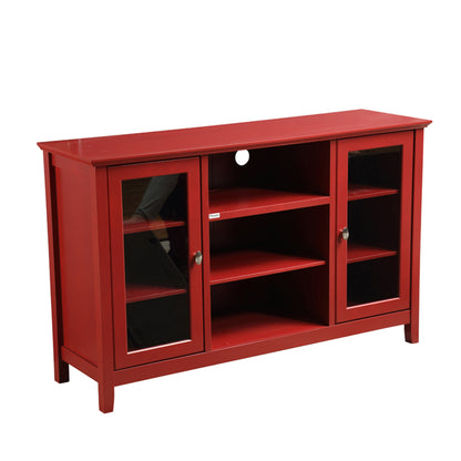 52&Wood TV Stand Console Red