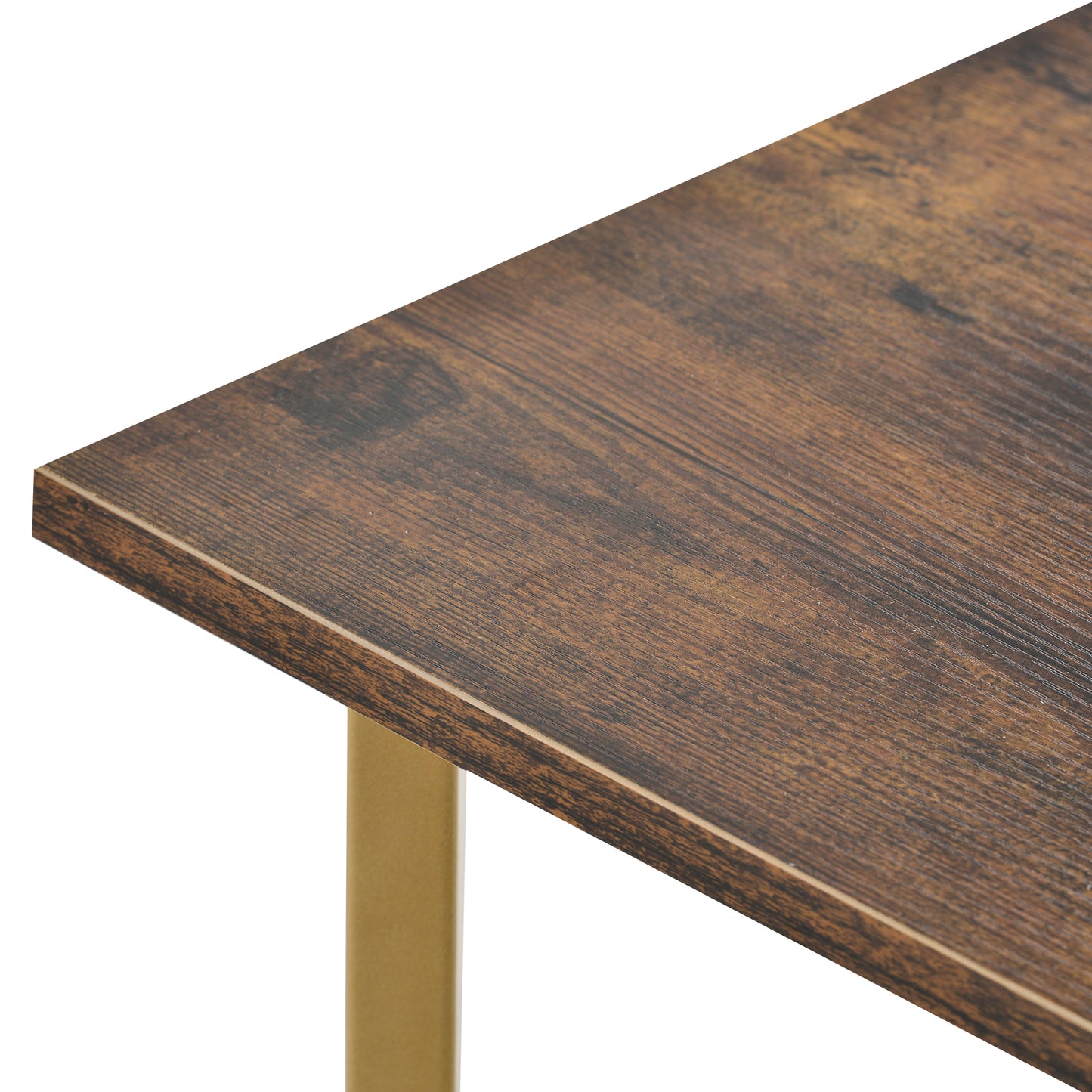 Modern Rectangle Wooden Coffee Table, Stylish X-leg base