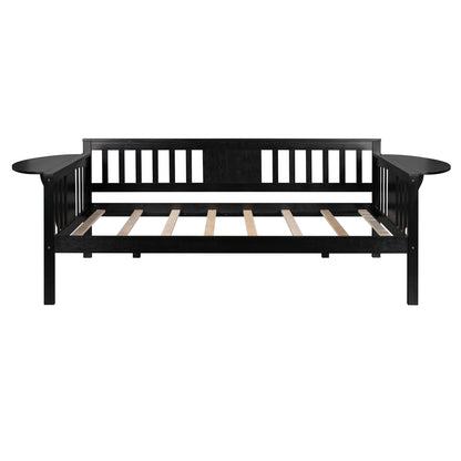 Twin size Daybed, Wood Slat Support, Espresso