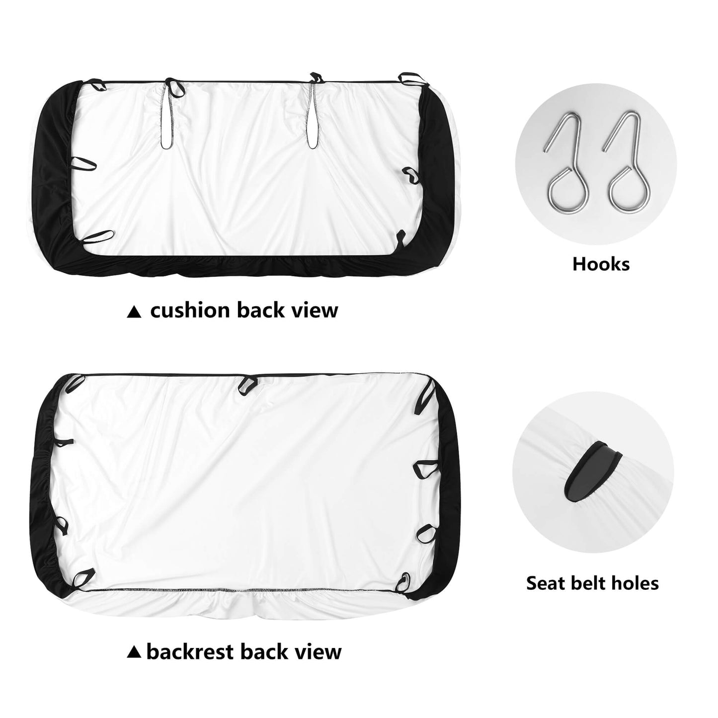 ABAM Center Car Seat Cover Set (3pc)