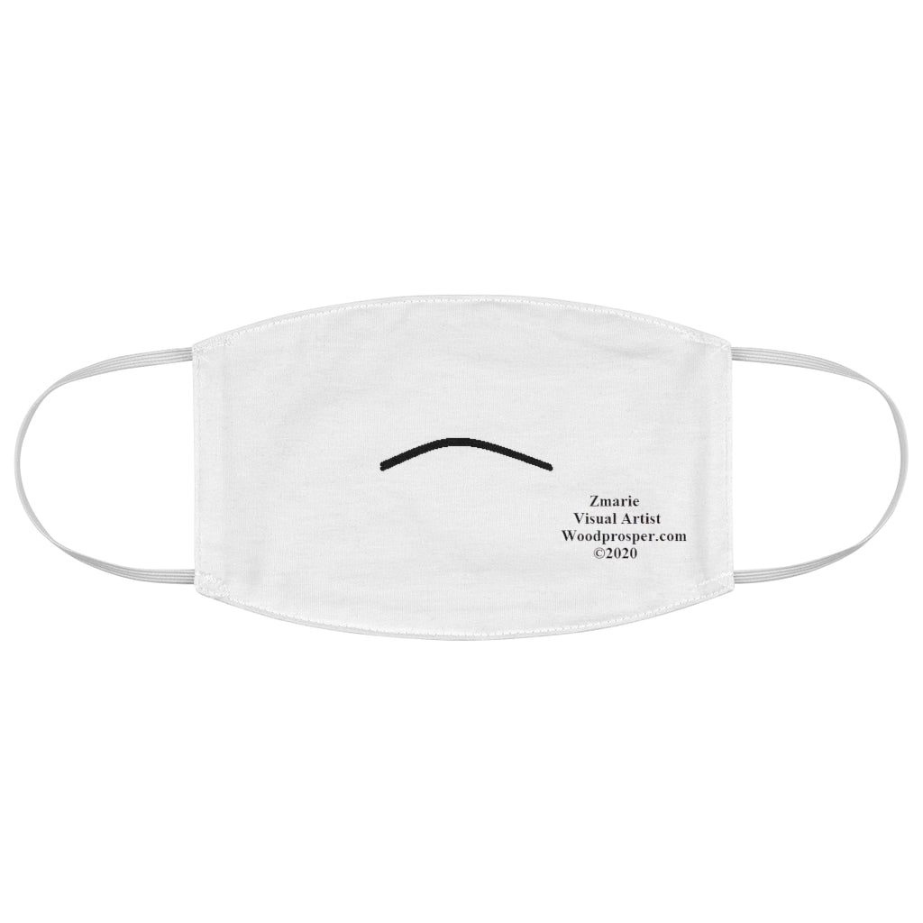 Emoji Mood Mask- Sad Face Expression Fabric Face Mask