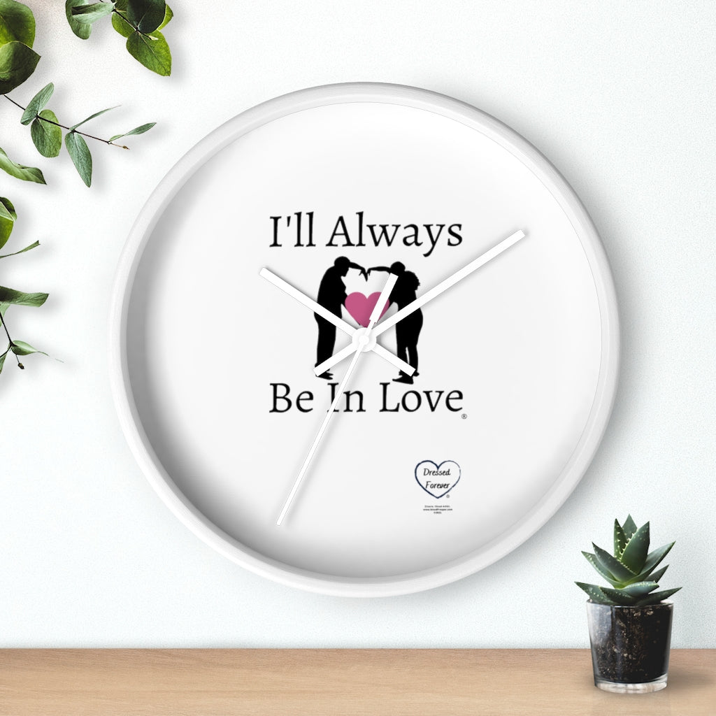 Dressed Forever Wall clock