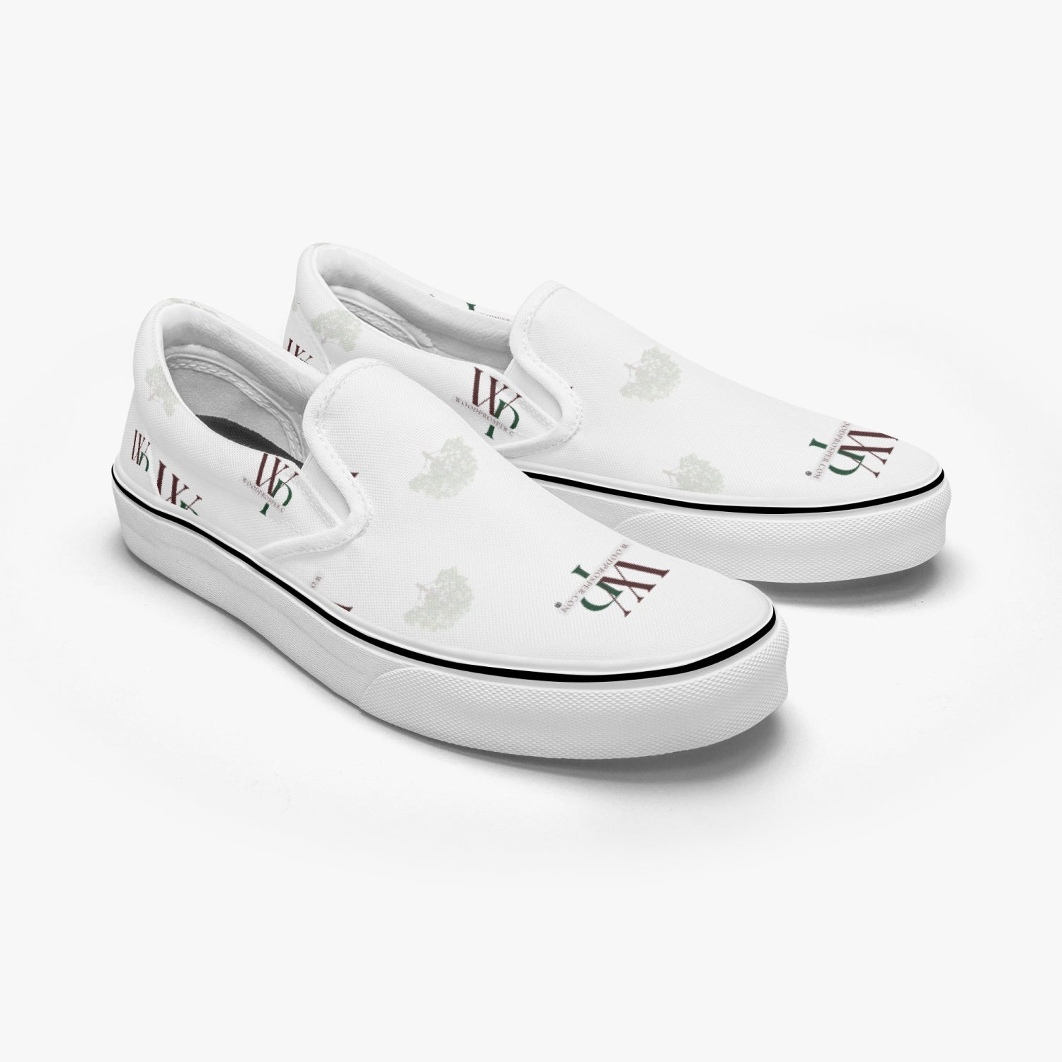 Wood Prosper Unisex AOP Slip-On Shoes