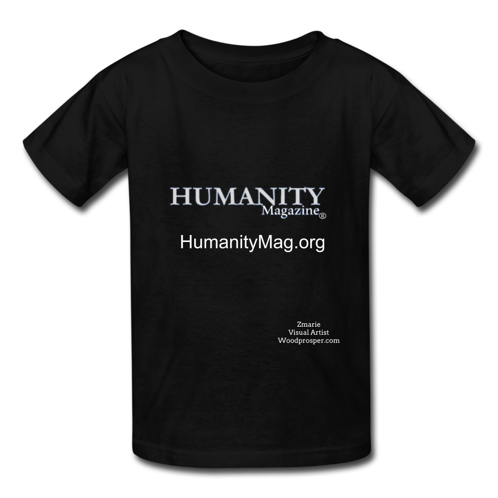 Humanity Magazine Kids' T-Shirt - black