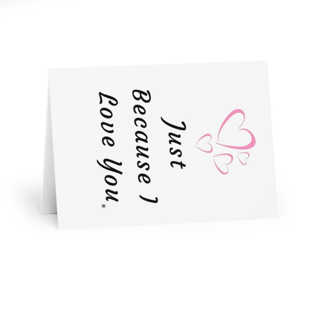 The Forever Love Collection: Just Because Greeting Cards (5 Pack)