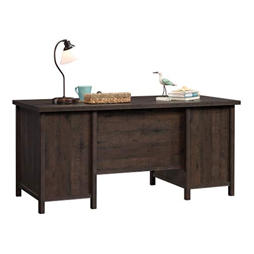 Executive Desk, L: 65.12" x W: 29.53" x H: 30.0", Coffee Oak