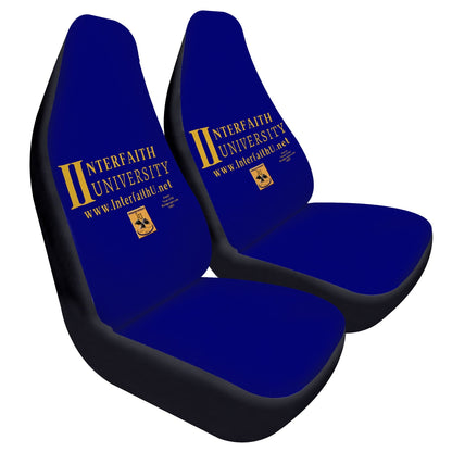 Interfaith University Microfiber Car Seats Cover 2Pcs