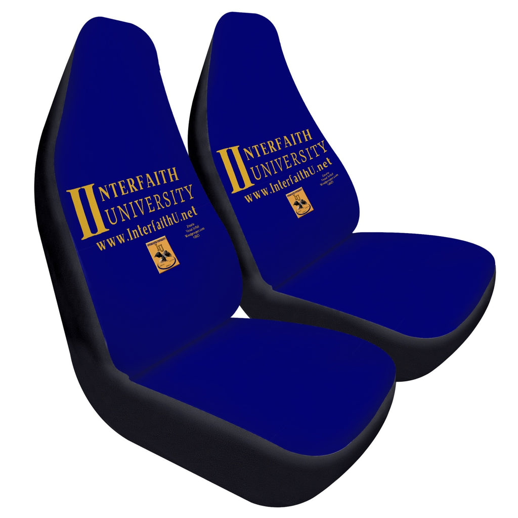 Interfaith University Microfiber Car Seats Cover 2Pcs