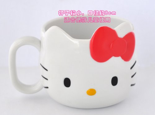 Hello Kitty Face Die-Cut Mug