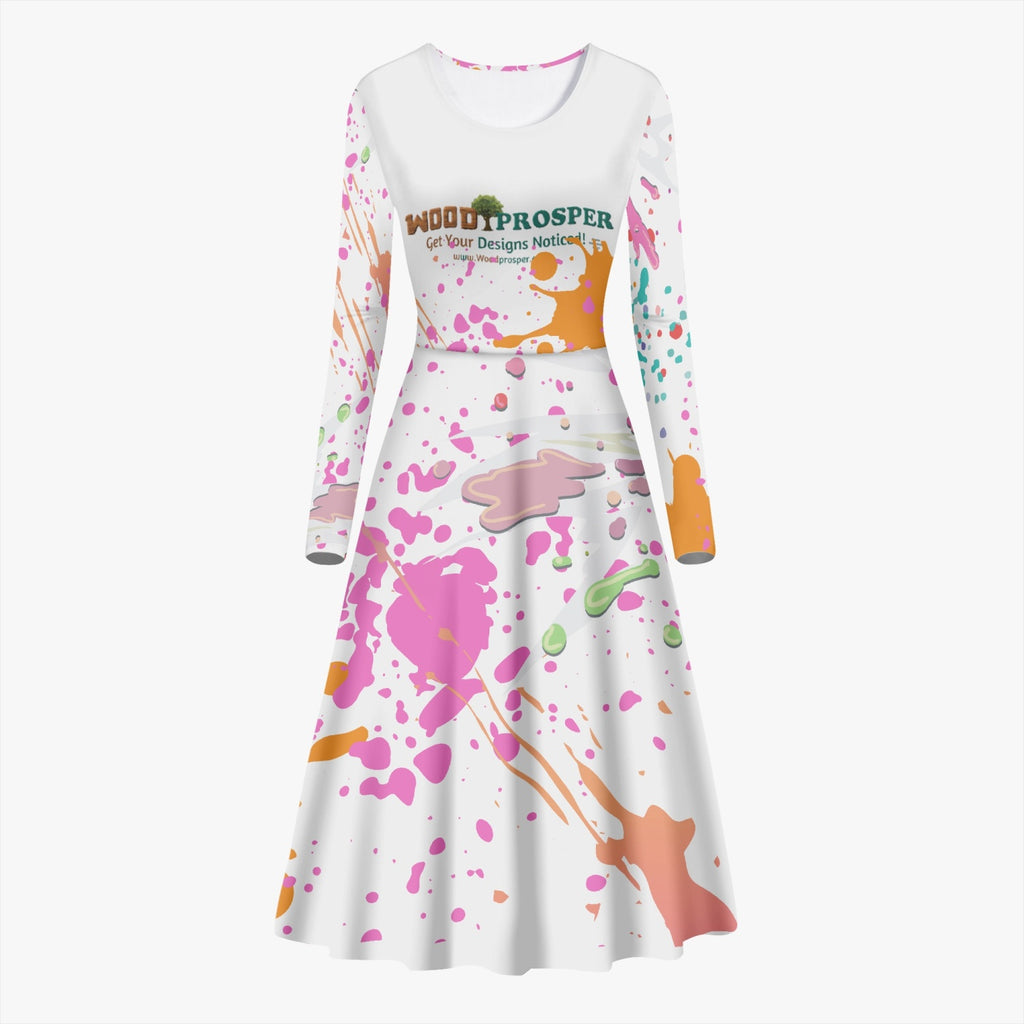 Wood Prosper Women's Long-Sleeve One-piece Dress