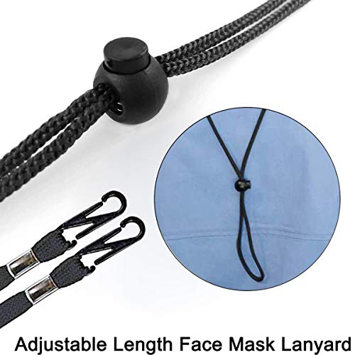 Mask Lanyard, 6 PCS Face Mask Adjustable Lanyard Strap for Face Mask